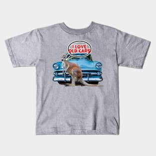 There's a Kangaroo near my Car Kids T-Shirt